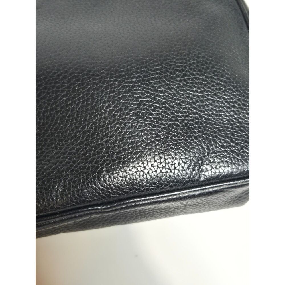 Michael Kors Fulton Crossbody & Pouch Bundle | Black Pebbled Leather | Gold - Picture 9 of 16